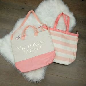 Victoria Secret Canvas 2 in 1 Bag
